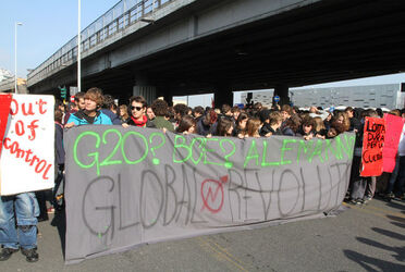 MANIFESTAZIONE STUDENTI CONTRO G20