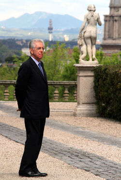 INCONTRO MARIO MONTI SHEIKH HAMAD BIN KHALIFA AL THANI