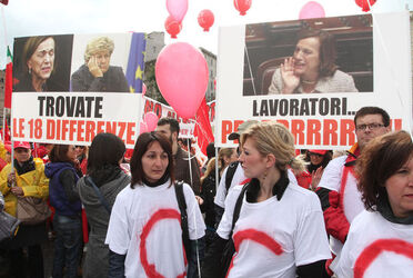 MANIFESTAZIONE CGIL IN DIFESA ARTICOLO 18