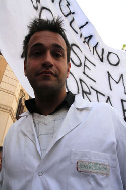 PROTESTA GIOVANI SPECIALIZZANDO CONTRO TASSE BORSE DI STUDIO