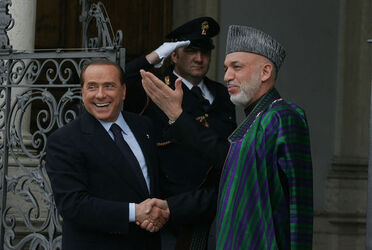 INCONTRO BERLUSCONI KARZAI