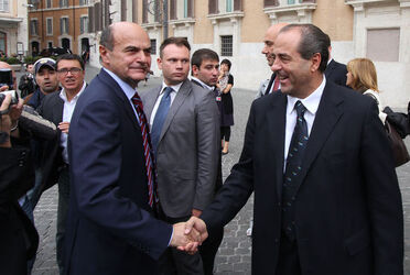 PIERLUIGI BERSANI ANTONIO DI PIETRO