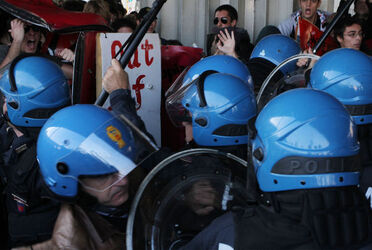 MANIFESTAZIONE STUDENTI CONTRO G20
