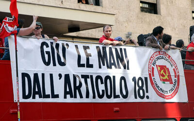 MANIFESTAZIONE RIFONDAZIONE COMUNISTA