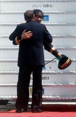 ARRIVO DI MOHAMMAD GHEDDAFI IN ITALIA ARRIVO DI MOHAMMAD GHEDDAFI IN ITALIA