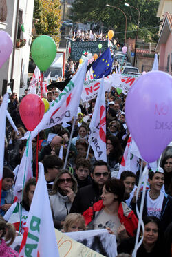 MANIFESTAZIONE DISCARICA RIANO ROMA MANIFESTAZIONE DISCARICA RIANO ROMA