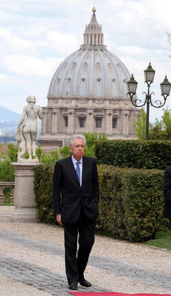 INCONTRO MARIO MONTI SHEIKH HAMAD BIN KHALIFA AL THANI
