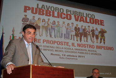 MANIFESTAZIONE CISL PUBBLICO IMPIEGO