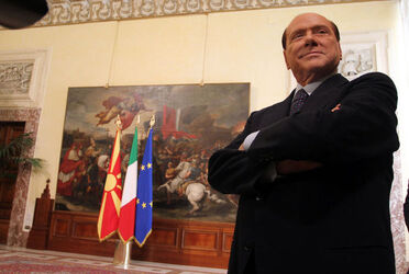 NIKOLA GRUEVSKI SILVIO BERLUSCONI