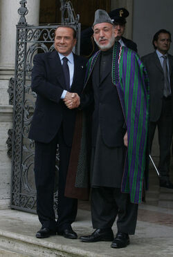 INCONTRO BERLUSCONI KARZAI