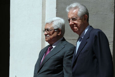 MARIO MONTI MAHMOUD ABBAS