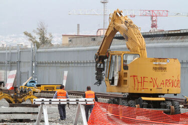 LAVORI ALLA STAZIONE CENTRALE DI NAPOLI