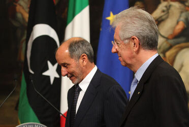 INCONTRO MONTI MUSTAFA ABDUL JALIL INCONTRO MONTI MUSTAFA ABDUL JALIL