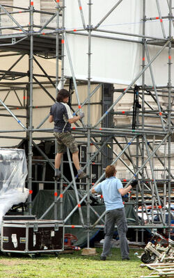 PREPARATIVI CONCERTO 1&deg; MAGGIO