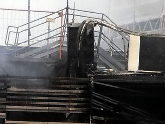 INCENDIO STAZIONE TIBURTINA INCENDIO STAZIONE TIBURTINA