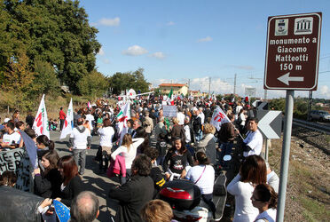 MANIFESTAZIONE DISCARICA RIANO ROMA MANIFESTAZIONE DISCARICA RIANO ROMA