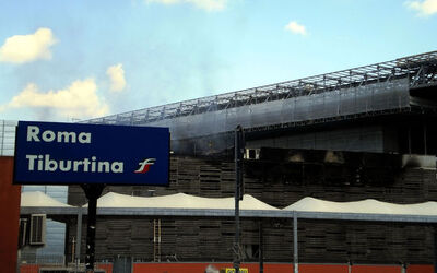 INCENDIO STAZIONE TIBURTINA INCENDIO STAZIONE TIBURTINA