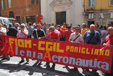MANIFESTAZIONE FIOM CGIL CONTRO RIFORMA LAVORO
