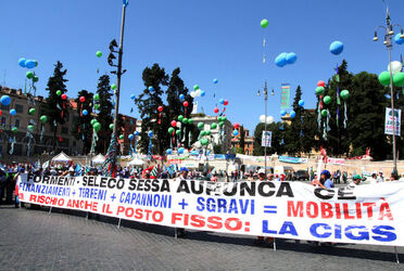 MANIFESTAZIONE CGIL CISL UIL