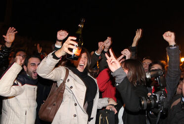 BERLUSCONI AL QUIRINALE PER DIMISSIONI BERLUSCONI AL QUIRINALE PER DIMISSIONI