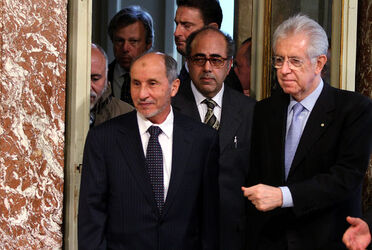 INCONTRO MONTI MUSTAFA ABDUL JALIL INCONTRO MONTI MUSTAFA ABDUL JALIL