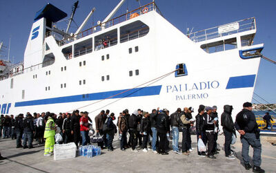 SBARCHI IMMIGRATI A LAMPEDUSA