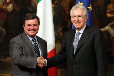 INCONTRO DI MARIO MONTI CON JIM FLAHERTY INCONTRO DI MARIO MONTI CON JIM FLAHERTY