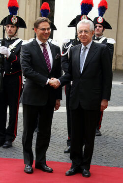 INCONTRO JYRKI KATAINEN MARIO MONTI