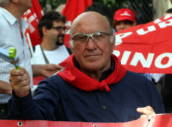 PROTESTA CGIL CONTRO GOVERNO BERLUSCONI