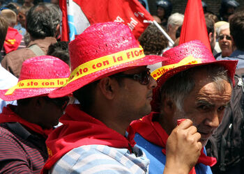MANIFESTAZIONE LAVORATORI FINCANTIERI
