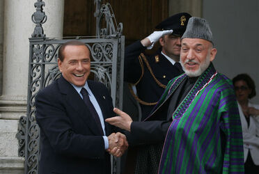 INCONTRO BERLUSCONI KARZAI