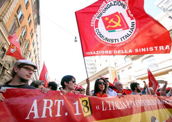 MANIFESTAZIONE RIFONDAZIONE COMUNISTA