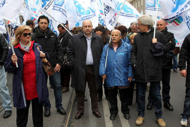 MANIFESTAZIONE CGIL CISL UIL UGL CONTRO RIFORMA DELLE PENSIONI MANIFESTAZIONE CGIL CISL UIL UGL CONTRO RIFORMA DELLE PENSIONI