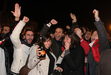 BERLUSCONI AL QUIRINALE PER DIMISSIONI BERLUSCONI AL QUIRINALE PER DIMISSIONI