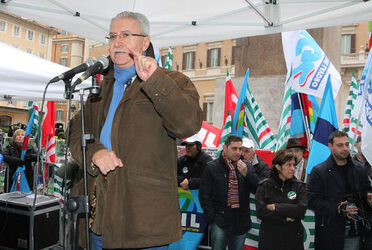 MONTECITORIO CGIL CISL UIL CONTRO FINANZIARIA
