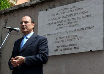 COMMEMORAZIONE MORTE MASSIMO D ANTONA