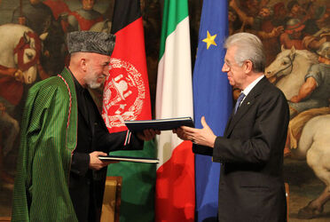 INCONTRO MONTI KARZAI