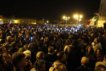 BERLUSCONI AL QUIRINALE PER DIMISSIONI BERLUSCONI AL QUIRINALE PER DIMISSIONI