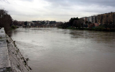 TEVERE IN PIENA