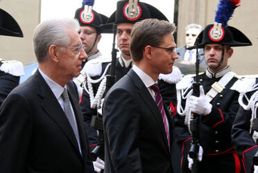 INCONTRO JYRKI KATAINEN MARIO MONTI