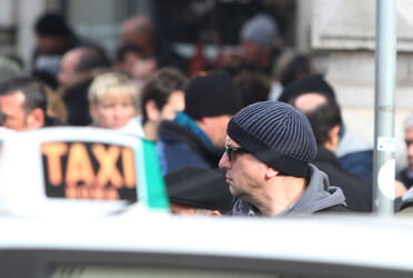 MANIFESTAZIONE TASSISTI CONTRO LIBERALIZZAZIONE
