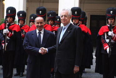 INCONTRO MONTI MUSTAFA ABDUL JALIL INCONTRO MONTI MUSTAFA ABDUL JALIL