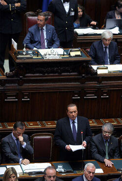 BERLUSCONI ALLA CAMERA