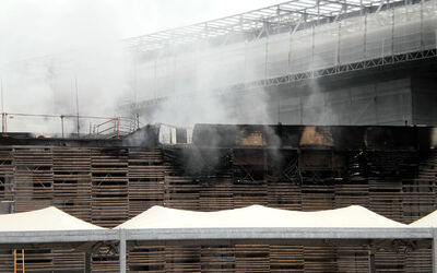 INCENDIO STAZIONE TIBURTINA INCENDIO STAZIONE TIBURTINA