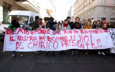 MANIFESTAZIONE STUDENTI E COBAS