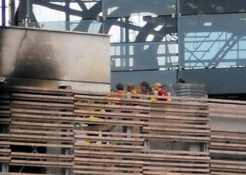 INCENDIO STAZIONE TIBURTINA INCENDIO STAZIONE TIBURTINA