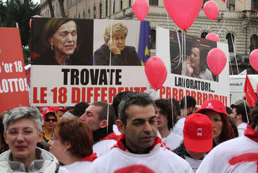 MANIFESTAZIONE CGIL IN DIFESA ARTICOLO 18
