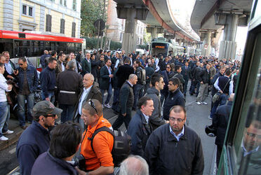 MANIFESTAZIONE LAVORATORI ATAC