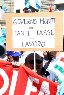 MANIFESTAZIONE CGIL CISL UIL