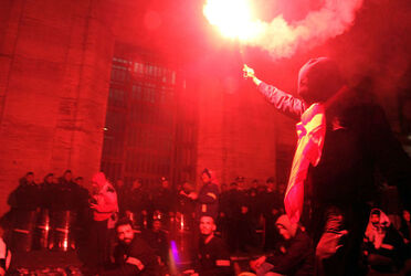 MANIFESTAZIONE LAVORATORI ALCOA MANIFESTAZIONE LAVORATORI ALCOA